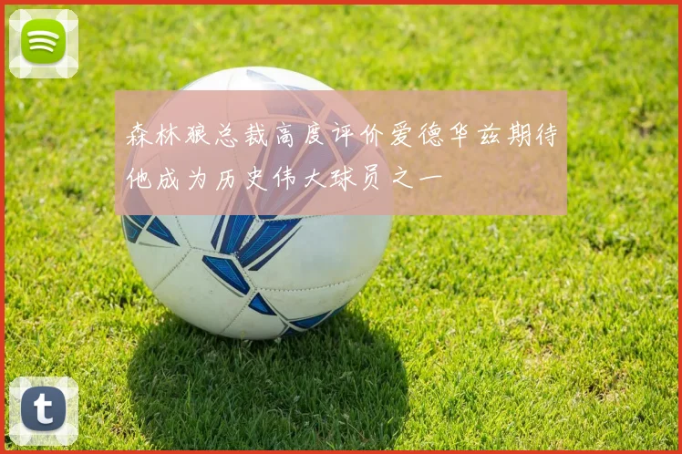 森林狼总裁高度评价爱德华兹期待他成为历史伟大球员之一